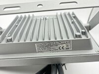 LED-Fluter SlimLine "CTF-SLT 50" silber - 50W, 5220lm, 4000K, neutralwei&szlig;, IP44