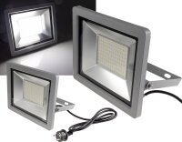 LED-Fluter SlimLine "CTF-SLT 99" silber - 100W,...
