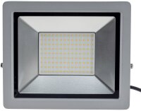 LED-Fluter SlimLine "CTF-SLT 99" silber - 100W, 9230lm, 4000K, neutralwei&szlig;, IP44