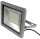 LED-Fluter SlimLine "CTF-SLT 99" silber - 100W, 9230lm, 4000K, neutralwei&szlig;, IP44