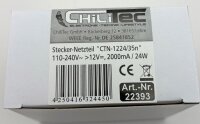 Stecker-Netzteil "CTN-1224/35n" - 110-240V~...