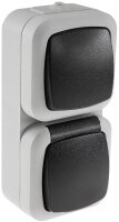 Feuchtraum Kombi-Schalter/Steckdose,IP44 - 250V~/ 10/16A,...