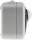 Feuchtraum PIR Bewegungsmelder, IP54 - 250V~, 2-500W, inkl. AP-Rahmen, grau