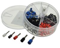 Aderendh&uuml;lsen-Sortiment 0,5-2,5mm&sup2; - isoliert,...