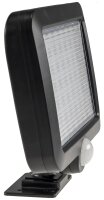 LED Solar Wandleuchte m. Bewegungsmelder - 300lm, 6000K, Akku, externe Solarzelle
