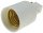 Lampensockel-Adapter, Kunststoff - G24 auf E27, G24 universal d1,d2,d3