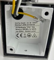 Au&szlig;en-Wandleuchte "CTW-1" - f&uuml;r 1x GU10, IP44, Edelstahl poliert