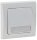 DELPHI Taster mit Namensschild - 0-250V~/ 10A, inkl. Rahmen, UP, wei&szlig;