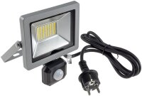 LED-Fluter SlimLine "CTF-SLT30 PIR" - 30W,...