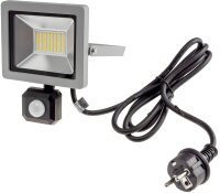 LED-Fluter SlimLine "CTF-SLT30 PIR" - 30W, IP44, 2960lm, 4200K, Bewegungsmelde