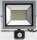 LED-Fluter SlimLine "CTF-SLT30 PIR" - 30W, IP44, 2960lm, 4200K, Bewegungsmelde