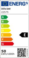 LED-Fluter SlimLine "CTF-SLT50 PIR" - 50W, IP44, 5220lm, 4000K, Bewegungsmelde