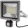 LED-Fluter SlimLine "CTF-SLT50 PIR" - 50W, IP44, 5220lm, 4000K, Bewegungsmelde