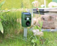 Ultraschall-Tierscheuche "UTS Solar Pro" - Bewegungsmelder, Hunde, Katzen, V&ouml;gel
