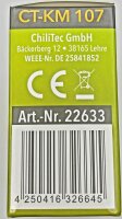 Kohlenmonoxid Melder "CT-KM 107" - EN 50291 zertifiziert
