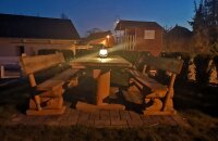 LED Camping Laterne "CT-CL Copper" - &Oslash;xH 12x23,5cm, 4x AA, warmwei&szlig;, dimmbar
