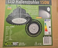 LED-Hallenstrahler PRO 150Watt, 110&deg; - 20000 Lumen, 4000K, 230V / 50Hz, IP65