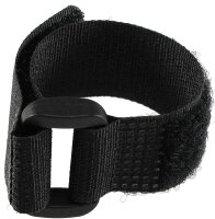 Klettband mit &Ouml;se, 5er Pack - 15x2cm, schwarz