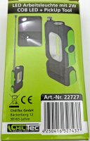 LED Arbeitsleuchte "CAL-COB Flexi" - 3W, 220 Lumen, Haken, Magnetfu&szlig;, PickUp