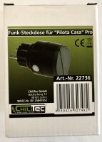 Funk-Steckdose f&uuml;r "Pilota Casa" Pro - IP44, 230V, 2000W, max. 30m
