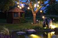 Biergarten-Lichterkette "CT-BGL 15" - 1,5 + 12,5m, 15x Filamentlampe 0,8W