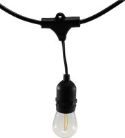 Biergarten-Lichterkette "CT-BGL 15" - 1,5 + 12,5m, 15x Filamentlampe 0,8W