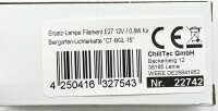 Ersatz-Lampe Filament E27 12V/0,8W f&uuml;r - Biergarten-Lichterkette "CT-BGL 15"