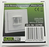 Funk-Bewegungsmelder f&uuml;r "Pilota Casa" - IP20, 90&deg;/8m PIR, Aufputz 30mm flach