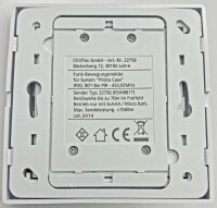 Funk-Bewegungsmelder f&uuml;r "Pilota Casa" - IP20, 90&deg;/8m PIR, Aufputz 30mm flach