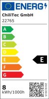 LED Strahler 8W R7s "RS118 COB8" - 360&deg;, 3000k, 920lm, 118mm, warmwei&szlig;
