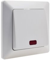 MILOS Kontroll-Schalter mit L&auml;mpchen - 250V~/ 10A,...