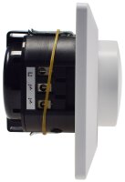 MILOS Dimmer f&uuml;r LED Lampen wei&szlig; matt - 250V~/ 3-60W, inkl. Rahmen, UP