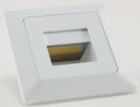 MILOS LED-Einbauleuchte "COB" wei&szlig; matt - 80x80mm, 3000k, warmwei&szlig;, 55Lumen