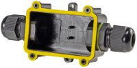 Kabelverbinderbox, 2 Anschl&uuml;sse, IP68 - 450V, &Oslash; 6-11mm f&uuml;r Erdkabel, wasserdicht