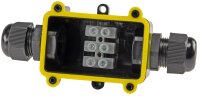 Kabelverbinderbox, 2 Anschl&uuml;sse, IP68 - 450V, &Oslash; 6-11mm f&uuml;r Erdkabel, wasserdicht