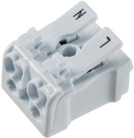 L&uuml;sterklemme, 2-polig mit Hebel - 0,5-2,5mm&sup2;,...
