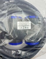 Werkstatt-Steckdose, 4-fach, 5m Kabel - IP44, mit Aufh&auml;nger, H07RN-F 3G1,5mm&sup2;