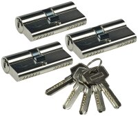 Schlie&szlig;zylinder-Set 3x 60mm (30+30mm) -...