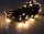 LED Aussen-Lichterkette "CT-ALK040" 4m - warmwei&szlig;, Kabel schwarz, IP44, 40 LEDs