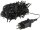 LED Aussen-Lichterkette "CT-ALK200" 20m - warmwei&szlig;, Kabel schwarz, IP44, 200 LEDs
