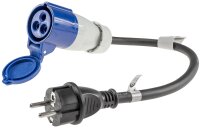 CEE auf Schutzkontakt-Stecker 0,35m - 230V, Adapter...