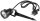 LED Gartenleuchte "CT-GS5" 5W, IP44 - 230V, 1,5m Kabel+Erdspie&szlig;, warmwei&szlig;