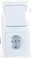 DELPHI Set Steckdosen + Schalter +Rahmen - 250V~/ 16A,...