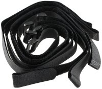 Klettband mit &Ouml;se, 5er Pack - 50x2cm, schwarz
