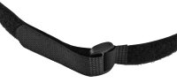 Klettband mit &Ouml;se, 5er Pack - 50x2cm, schwarz