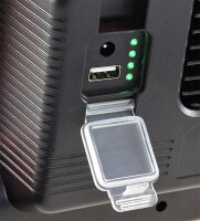 LED Baustrahler mit Akku "BSA-50" - 50W, 4200lm, 4500K / neutralwei&szlig;