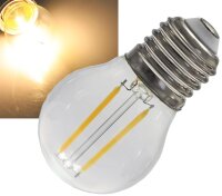 LED Tropfenlampe E27 "Filament T4" - 3000k,...