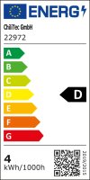LED Tropfenlampe E27 "Filament T4" - 3000k, 524lm, 230V/4W, warmwei&szlig;