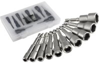 Bitsatz Steckschl&uuml;ssel MAGNETIC 10-tlg. - 6, 7, 8,...