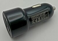 USB Kfz-Ladeger&auml;t "Duo 4,8A" 24W - In 12-24V=, Out 5V= 4,8A,  2x USB